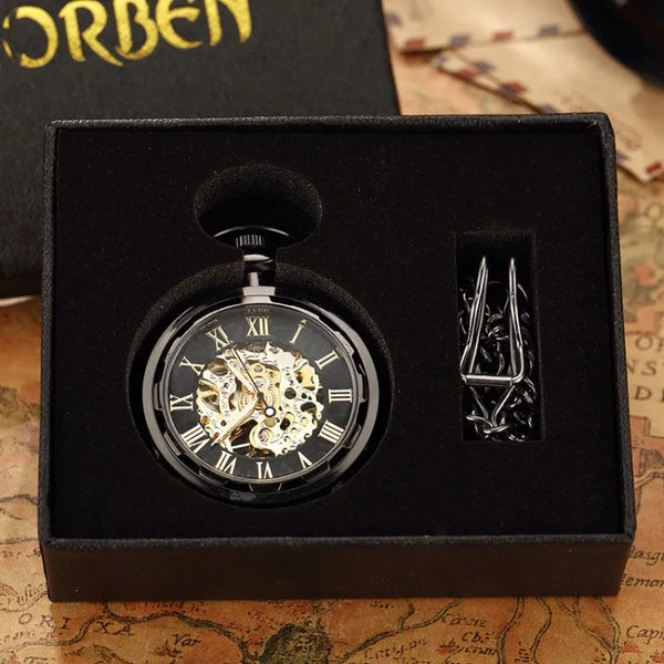 RELOGIO DE BOLSO Montre De poche mécanique pour hommes