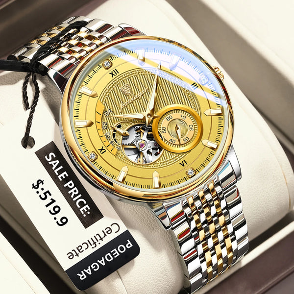 POEDAGAR TOURBILLON montre pour homme