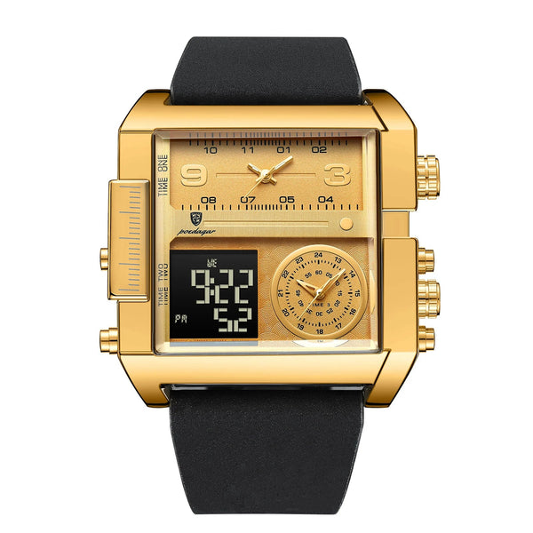 POEDAGAR RECTANGLE montre pour hommes