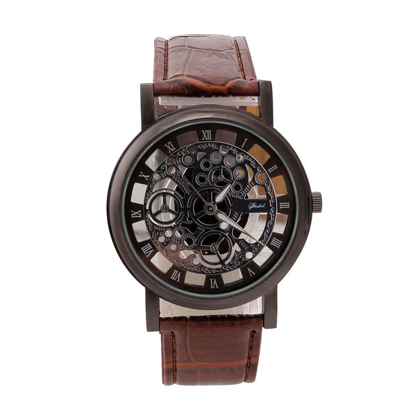Montre SKELEZIA pour Hommes et femmes en acier inoxydable Ă Quartz