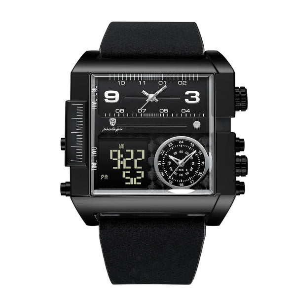 POEDAGAR RECTANGLE montre pour hommes