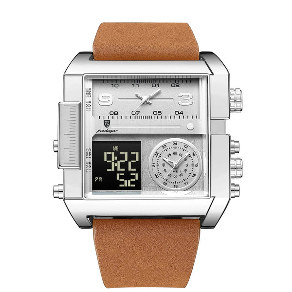POEDAGAR RECTANGLE montre pour hommes