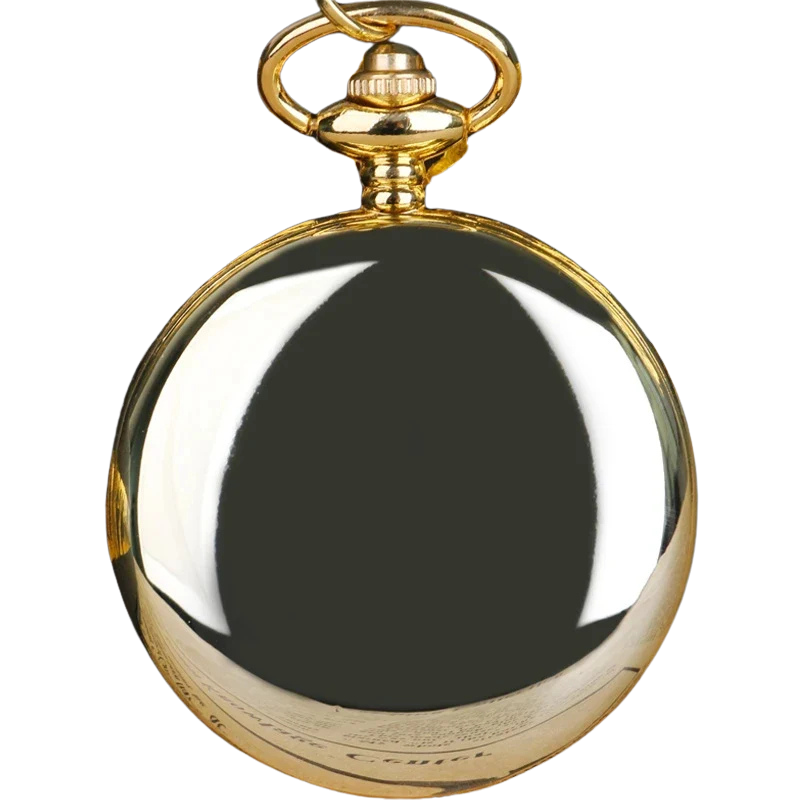 FAMORA Montre de poche à Quartz dorée