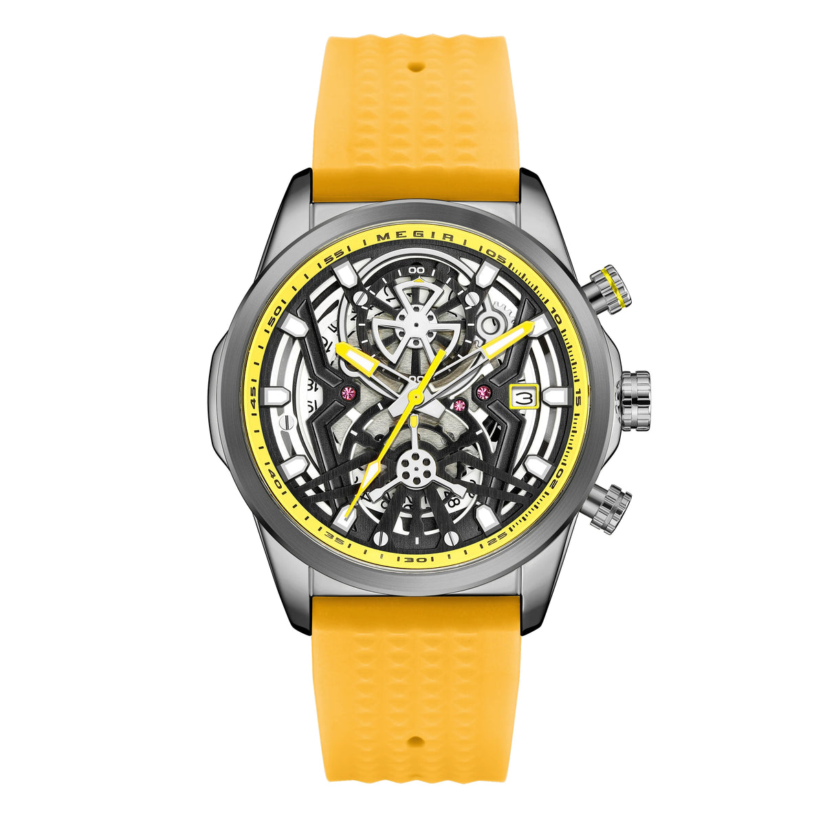 MEGIR Montre de sport à quartz pour homme