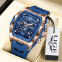 LIGE VELTOR CHRONO montre hommes de luxe étanche Quartz