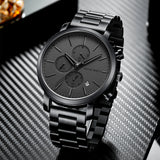 Montre-bracelet HANNAH MARTIN en acier inoxydable pour homme