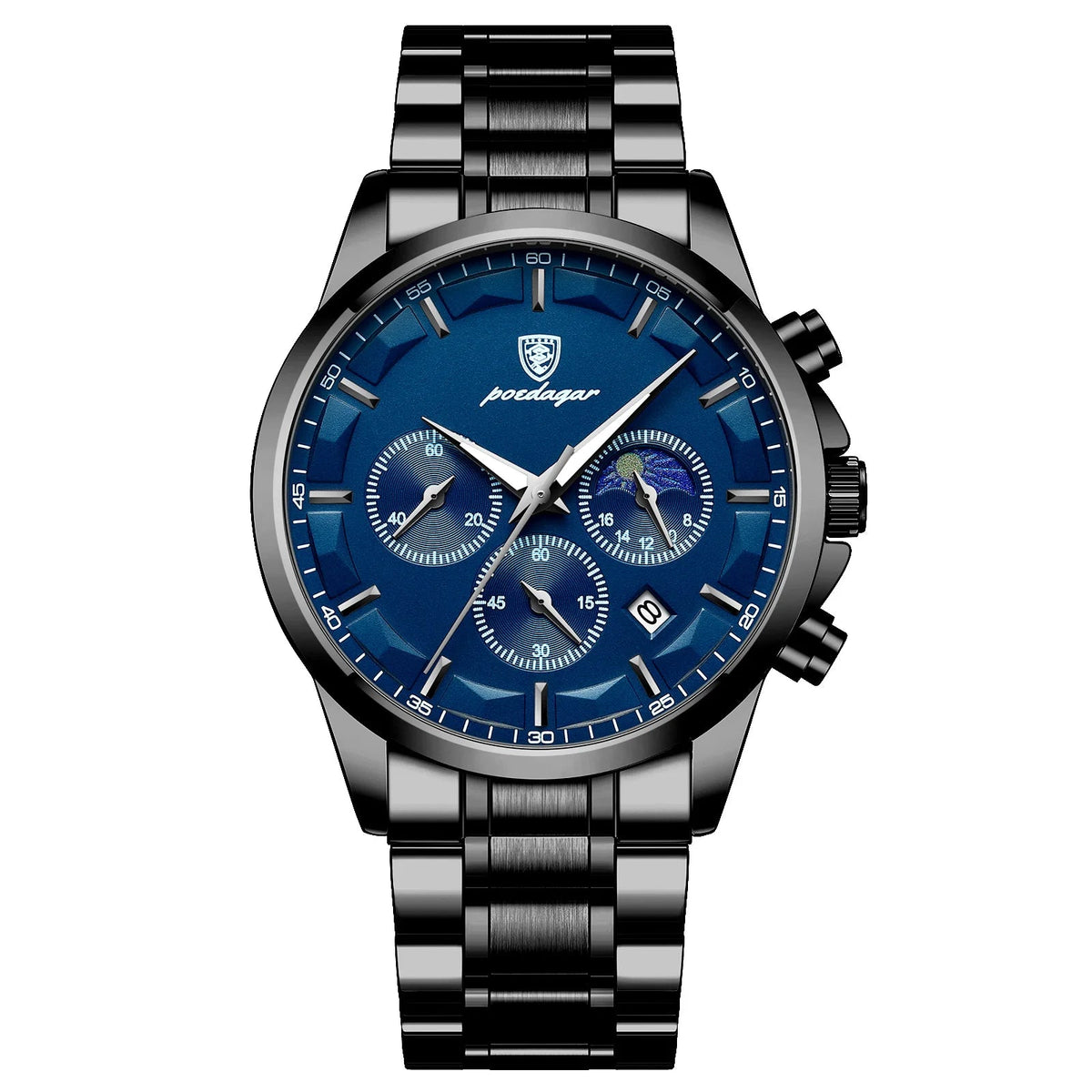 POEDAGAR QUARTZ montre hommes de luxe sport