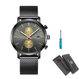 Montre-bracelet HANNAH MARTIN en acier inoxydable pour homme