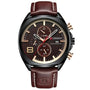 CURREN 8324 montre cuir décontracté hommes