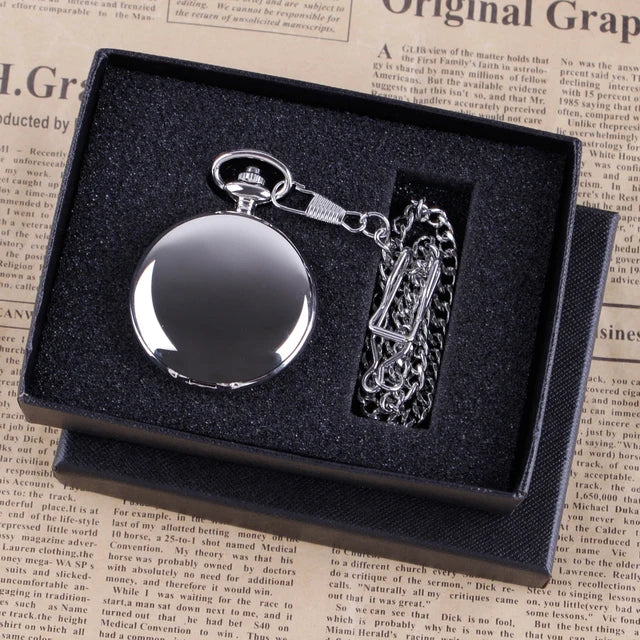 FAMORA Montre de poche à Quartz dorée