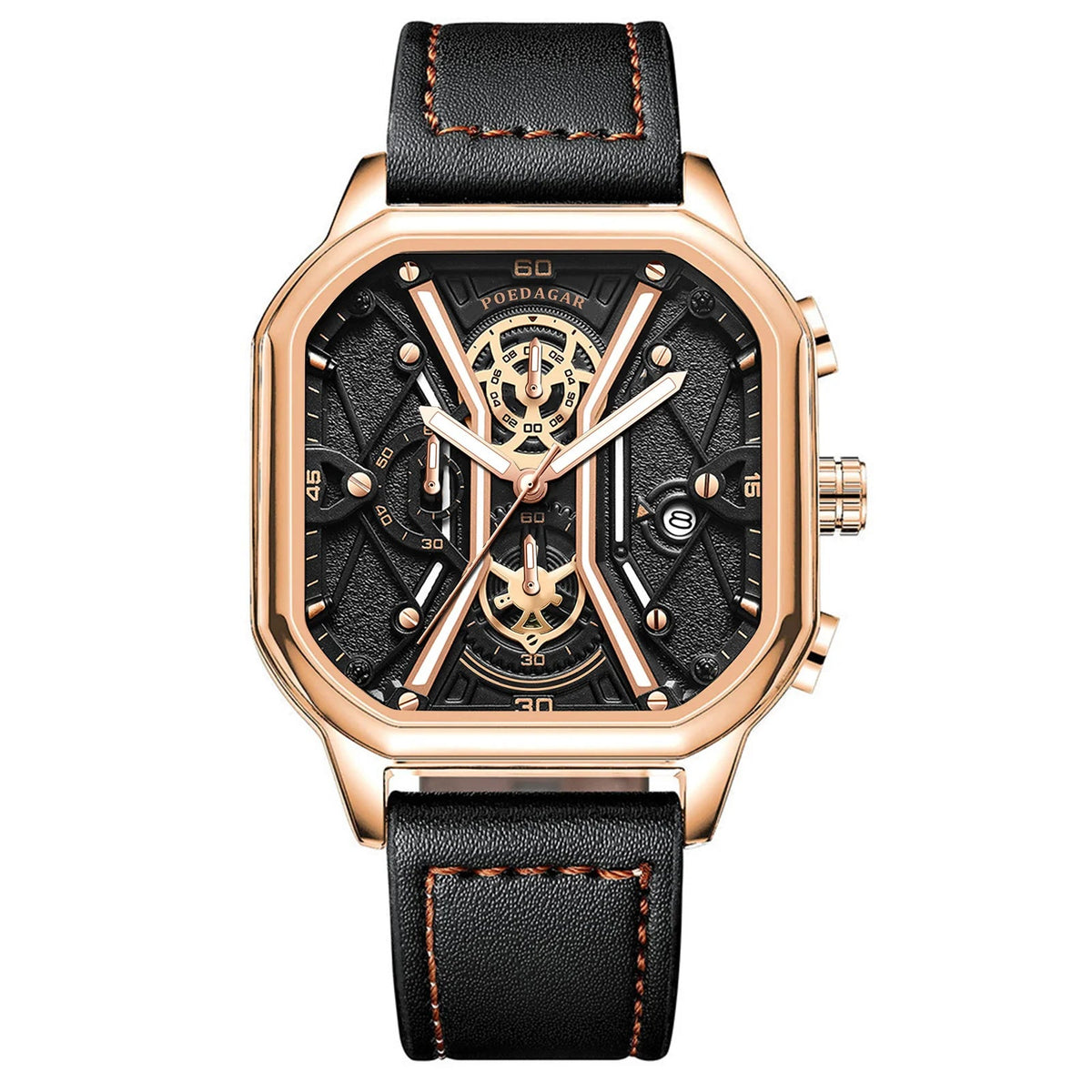 POEDAGAR FASHION montre de luxe pour homme