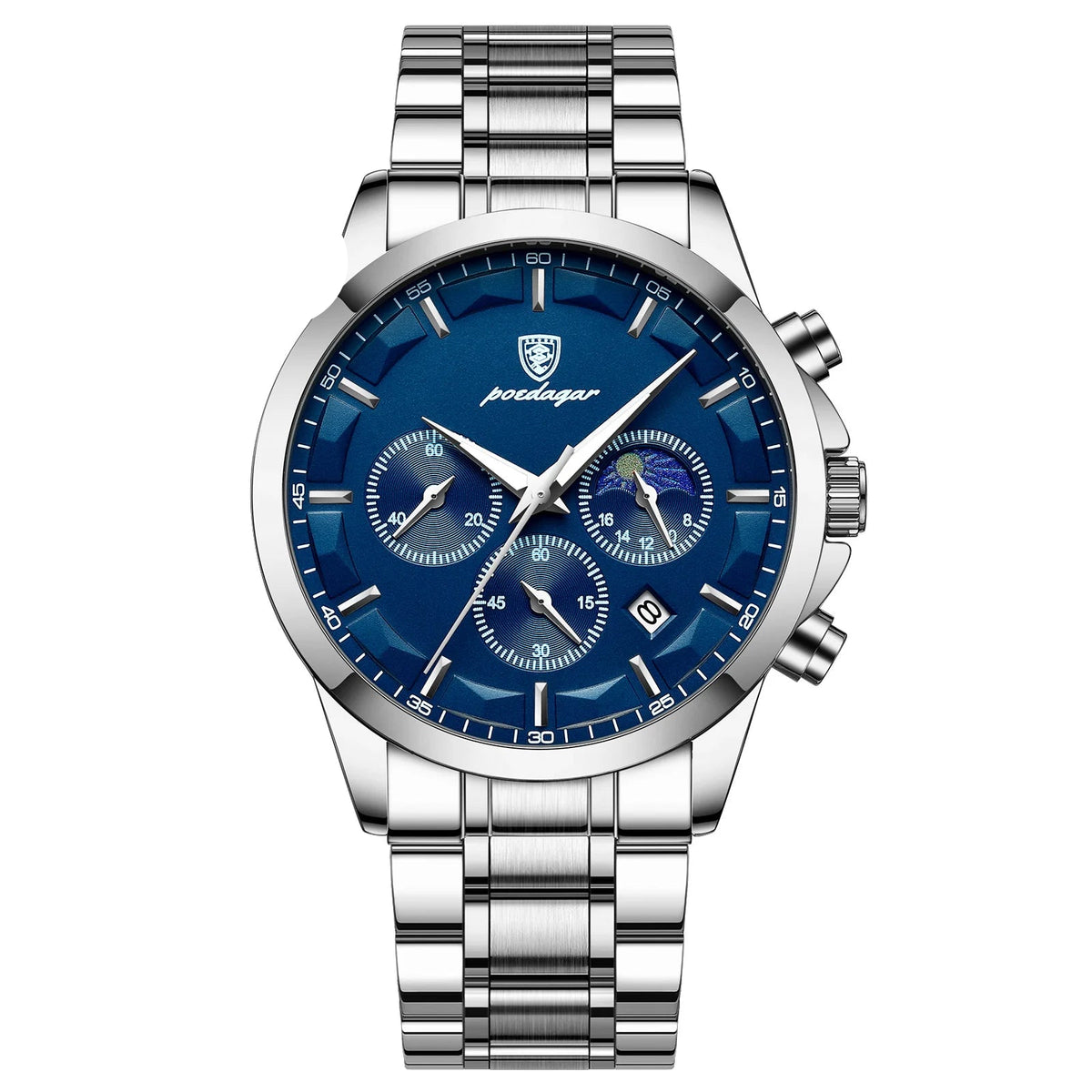 POEDAGAR QUARTZ montre hommes de luxe sport